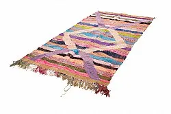 Tapete Berbere Marroquino Boucherouite 125 x 265 cm