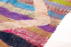 Tapete Berbere Marroquino Boucherouite 125 x 265 cm