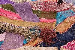 Tapete Berbere Marroquino Boucherouite 125 x 265 cm