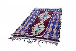 Tapete Berbere Marroquino Boucherouite 245 x 135 cm