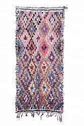 Tapete Berbere Marroquino Boucherouite 275 x 120 cm