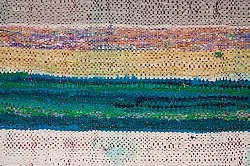 Tapete Berbere Marroquino Boucherouite 145 x 295 cm