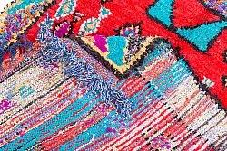 Tapete Berbere Marroquino Boucherouite 245 x 95 cm