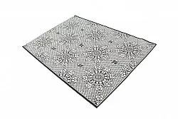 Wiltonmatta - Charleston (svart/sand)