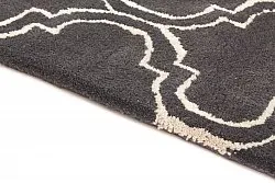 Tapete de lã - Korinth (cinza escuro)