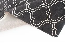 Tapete de lã - Korinth (cinza escuro)