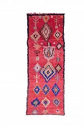 Tapete Berbere Marroquino Boucherouite 240 x 90 cm
