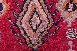 Tapete Berbere Marroquino Boucherouite 240 x 90 cm