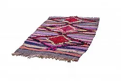 Tapete Berbere Marroquino Boucherouite 210 x 130 cm
