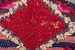 Tapete Berbere Marroquino Boucherouite 210 x 130 cm