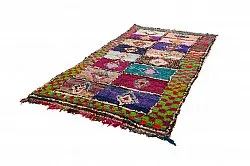 Tapete Berbere Marroquino Boucherouite 145 x 305 cm