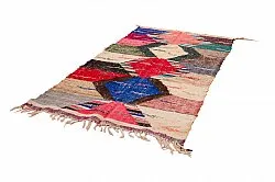 Tapete Berbere Marroquino Boucherouite 125 x 240 cm