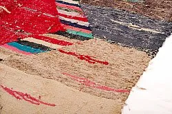 Tapete Berbere Marroquino Boucherouite 125 x 240 cm