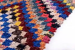 Tapete Berbere Marroquino Boucherouite 180 x 110 cm