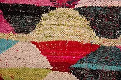 Tapete Berbere Marroquino Boucherouite 155 x 290 cm