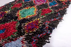 Tapete Berbere Marroquino Boucherouite 255 x 110 cm
