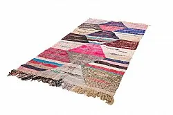 Tapete Berbere Marroquino Boucherouite 125 x 260 cm