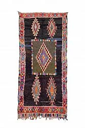 Tapete Berbere Marroquino Boucherouite 280 x 130 cm