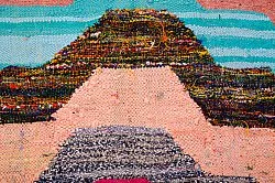 Tapete Berbere Marroquino Boucherouite 145 x 235 cm