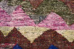 Tapete Berbere Marroquino Boucherouite 125 x 245 cm