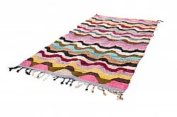 Tapete Berbere Marroquino Boucherouite 140 x 265 cm