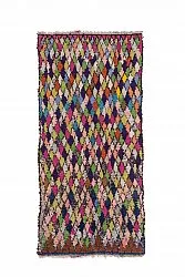 Tapete Berbere Marroquino Boucherouite 245 x 115 cm