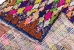 Tapete Berbere Marroquino Boucherouite 245 x 115 cm