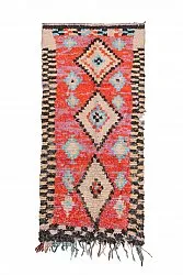 Tapete Berbere Marroquino Boucherouite 235 x 105 cm