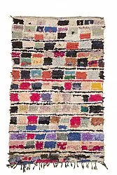 Tapete Berbere Marroquino Boucherouite 230 x 135 cm