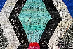 Tapete Berbere Marroquino Boucherouite 140 x 290 cm