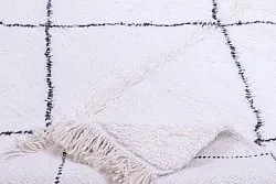 Tapete Kilim Marroquino Beni Ourain 245 x 145 cm