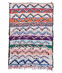 Tapete Berbere Marroquino Boucherouite 205 x 140 cm