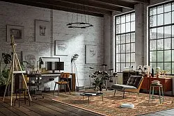 Tapete Wilton - Lamperti (bege)