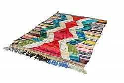 Tapete Berbere Marroquino Boucherouite 130 x 205 cm