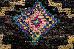 Tapete Berbere Marroquino Boucherouite 275 x 145 cm