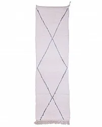 Tapete Kilim Marroquino Beni Ourain 290 x 80 cm