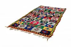 Tapete Berbere Marroquino Boucherouite 290 x 145 cm