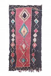 Tapete Berbere Marroquino Boucherouite 275 x 135 cm