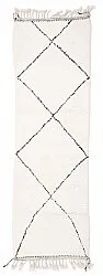 Tapete Kilim Marroquino Beni Ourain 310 x 100 cm
