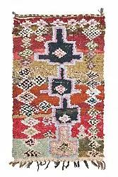Tapete Berbere Marroquino Boucherouite 205 x 120 cm
