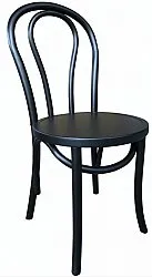 Cadeira - Bistro (madeira/preto) - 2 peças