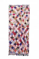 Tapete Berbere Marroquino Boucherouite 245 x 105 cm