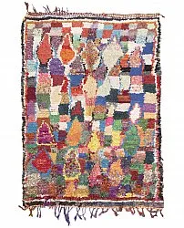Tapete Berbere Marroquino Boucherouite 210 x 150 cm