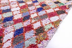 Tapete Berbere Marroquino Boucherouite 245 x 105 cm