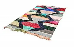 Tapete Berbere Marroquino Boucherouite 135 x 240 cm