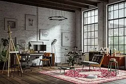 Tapete Wilton - Vakifli (vermelho/multicolorido)