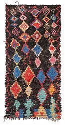 Tapete Berbere Marroquino Boucherouite 260 x 125 cm