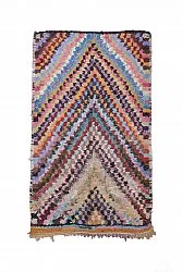 Tapete Berbere Marroquino Boucherouite 220 x 125 cm
