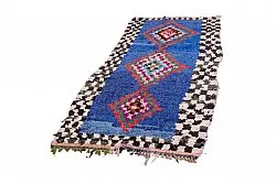 Tapete Berbere Marroquino Boucherouite 285 x 90 cm