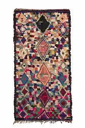 Tapete Berbere Marroquino Boucherouite 290 x 145 cm
